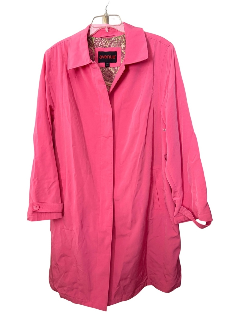 Avenue Bright Pink Raincoat 22/24